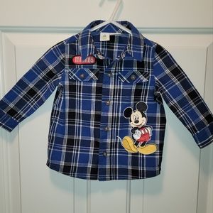 Disney Mickey Mouse LS shirt- 9m